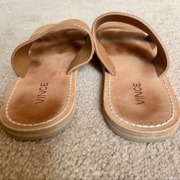 Vince Travis Two Strap Suede Sandals - Picture 3 of 5